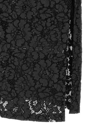 Black Cotton Midi Dress
