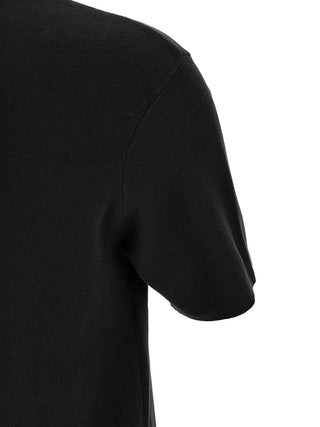 Camiseta de algodón negro