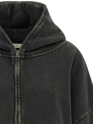 Gray Cotton Hoodie