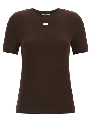 Brown Cotton T-Shirt
