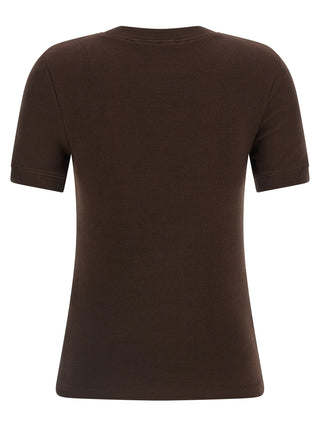 Brown Cotton T-Shirt