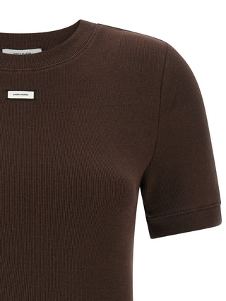 Brown Cotton T-Shirt