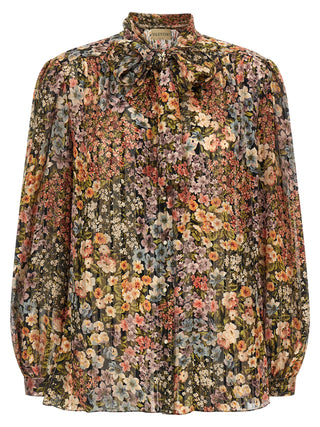 Multicolor Silk Blouse
