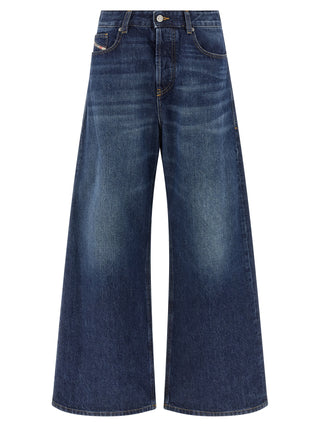 Blue Cotton Jeans Denim