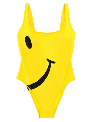 Bicolor Polyamide One-Piece Swimsuit