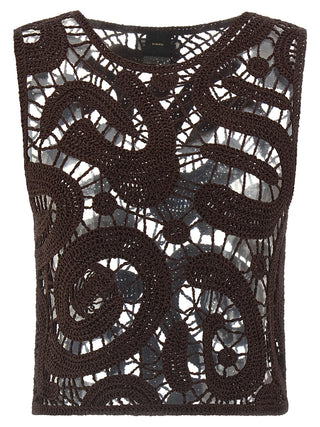 Brown Viscose Blouse