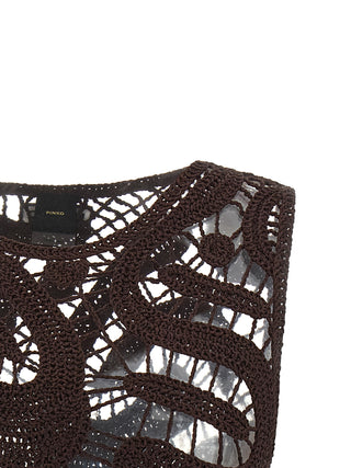 Brown Viscose Blouse