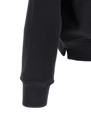 Black Cotton Sweatshirt