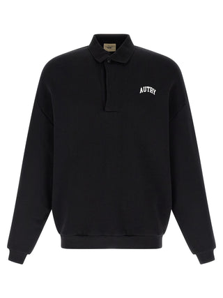 Black Cotton Sweatshirt