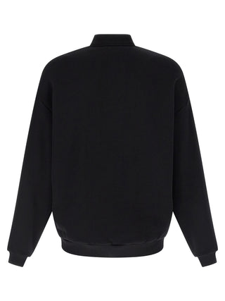 Black Cotton Sweatshirt