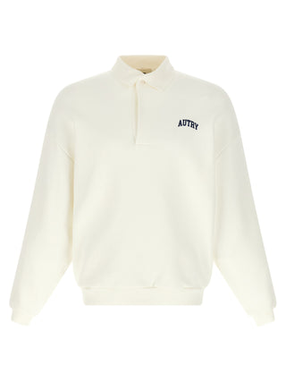 White Cotton Sweatshirt