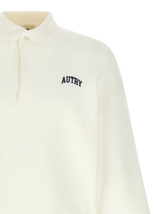 White Cotton Sweatshirt