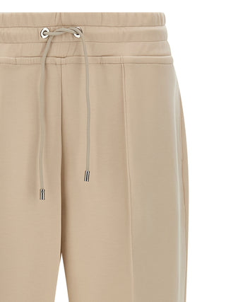 Beige Cotton Joggers (Workout Pants)