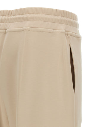 Beige Cotton Joggers (Workout Pants)