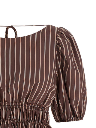 Brown Viscose Pattern Shirt