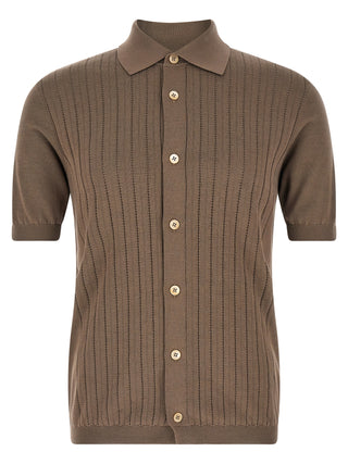 Brown Cotton Blouse
