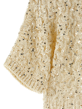 Beige Cotton Cardigan