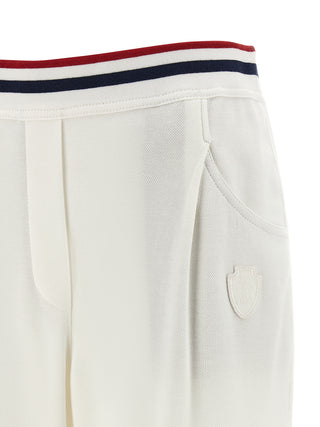 White Cotton Joggers (Workout Pants)