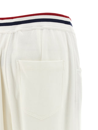 White Cotton Joggers (Workout Pants)