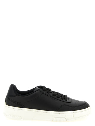 Zapatillas bajas negras de poliéster