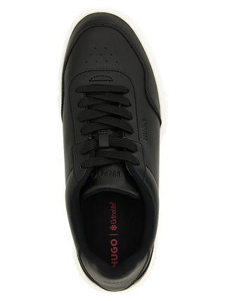 Zapatillas bajas negras de poliéster