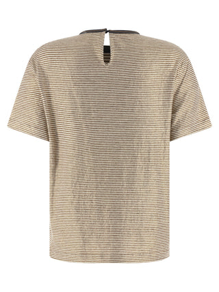 Multicolor Linen T-Shirt