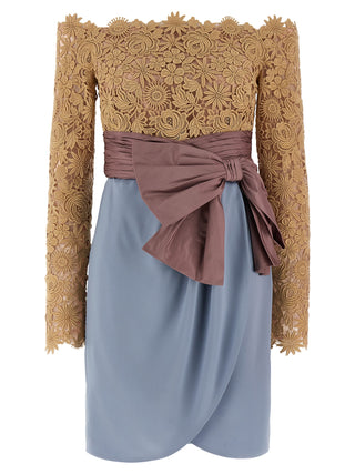 Multicolor Cotton Short Dress
