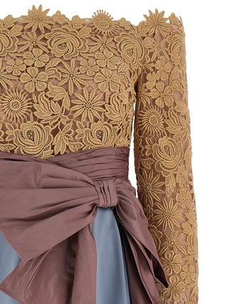 Multicolor Cotton Short Dress