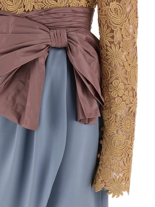 Multicolor Cotton Short Dress