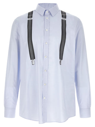 Blusa de algodón azul