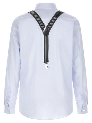 Blusa de algodón azul