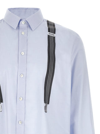 Blusa de algodón azul