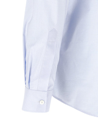 Blusa de algodón azul