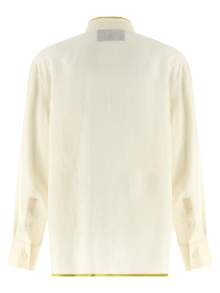 Beige Linen Blouse