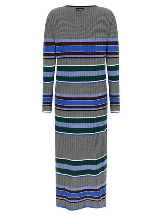 Multicolor Viscose Long Dress