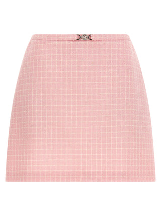 Multicolor Virgin Wool Long Skirt