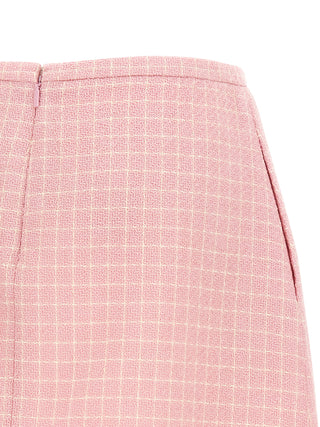 Multicolor Virgin Wool Long Skirt