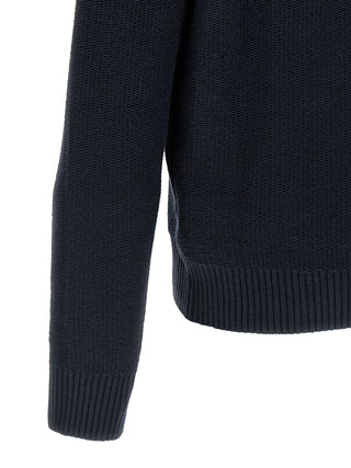 Blue Cotton Cardigan