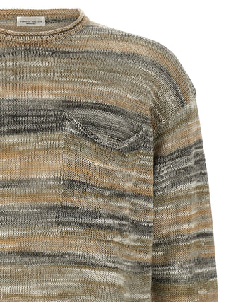 Cárdigan gris de lino