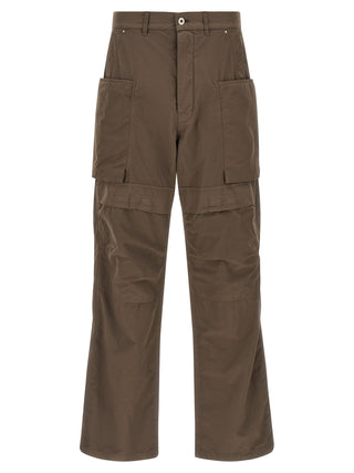 Brown Cotton Cargo Pants