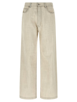 Gray Cotton Jeans Denim