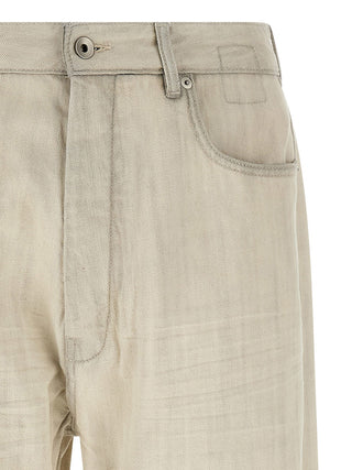 Gray Cotton Jeans Denim