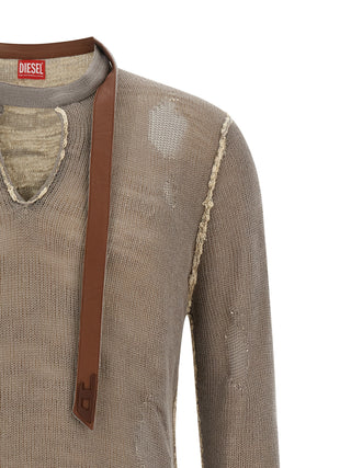 Cárdigan de algodón gris