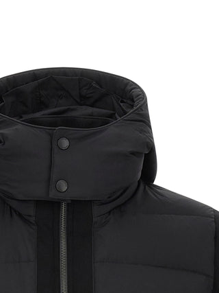 Black Nylon Full-Length Jacket