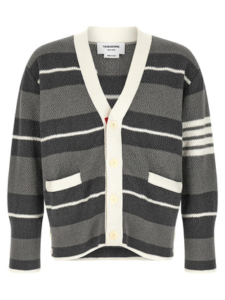 Gray Cotton Cardigan