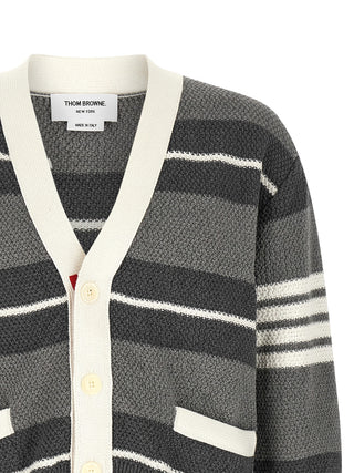 Gray Cotton Cardigan