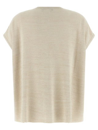 Gold Cotton Cardigan