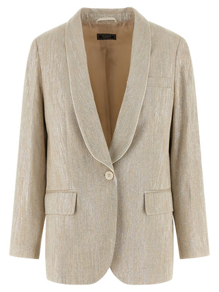 Beige Viscose Blazer