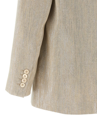 Beige Viscose Blazer