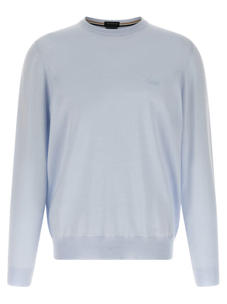 Blue Virgin Wool Cardigan